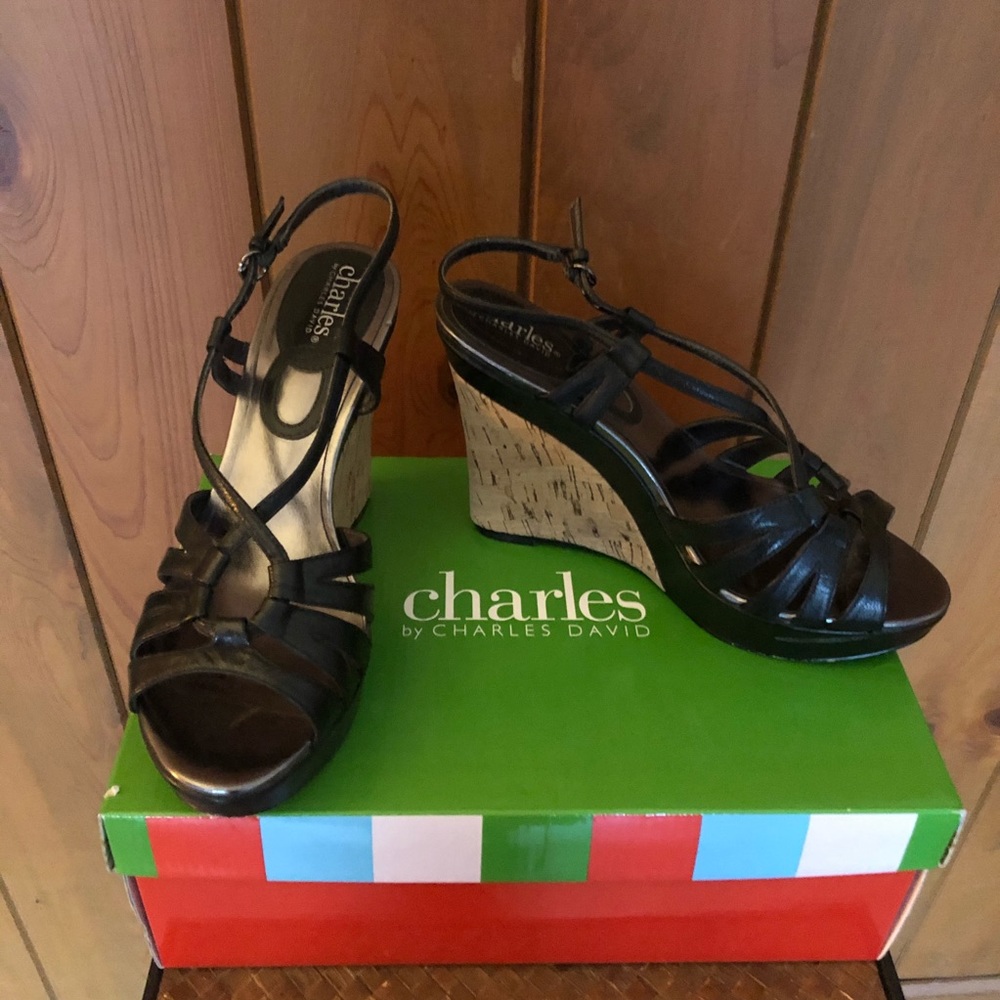 Charles David wedge shoes
